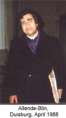 Allende-Blin, Duisburg, April 1988