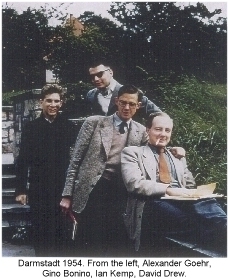 Drew, Kemp, Goehr, Bonino