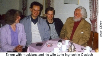 Gottfried von Einem in Ossiach