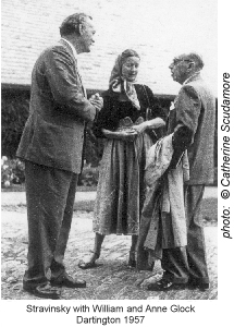 Stravinsky and Glock