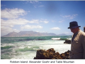 Goehr on Robben Island