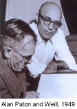 Alan Paton and Weill, 1949
